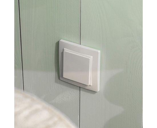 Рамка WERKEL W0012001 на 1 пост Snabb basic белый a051303 – изображение 3