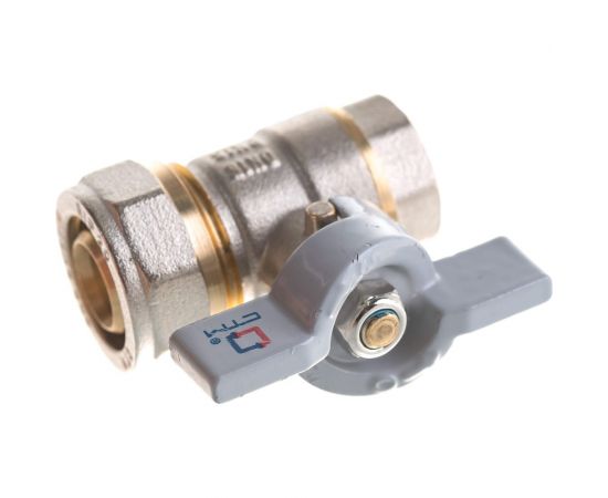 Шаровой кран для воды СТМ СТАНДАРТ 20х1/2"", ц/г, бабочка CWPF1220 – изображение 3