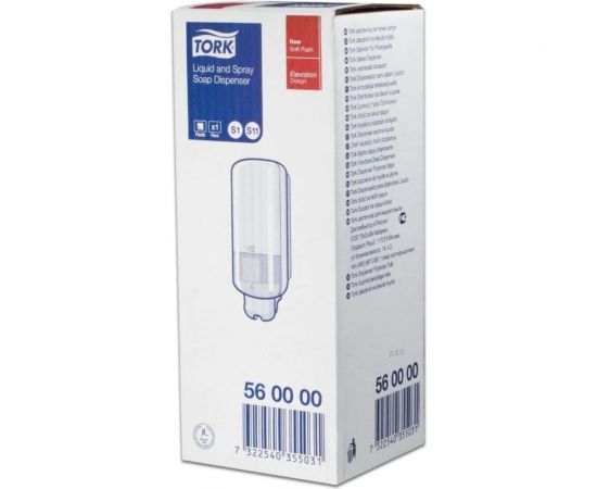 Диспенсер для жидкого мыла TORK Elevation 1 л, белый 560000 600293 – изображение 4