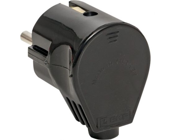 Угловая усиленная вилка EKF с заземлением черная 16А 250В Proxima AVY16-30-r – изображение 4