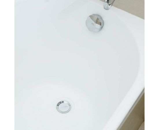 Пробка для ванн, раковин Профитт диаметром 45 мм, белая 2226391 – изображение 4