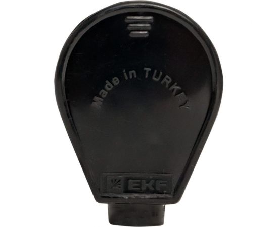 Угловая усиленная вилка EKF с заземлением черная 16А 250В Proxima AVY16-30-r – изображение 5