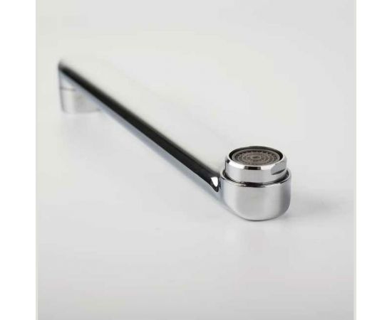 излив для ванны IDDIS плоский, нержавеющая сталь, 320 мм, поворотный, хром 995F32C2SM – изображение 5