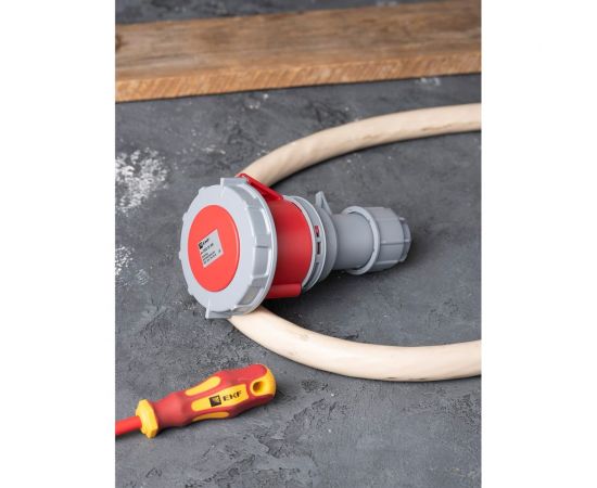 Переносная розетка EKF 2252 3Р РЕ N 32А 380В IP67 PROxima SQps-2252-32-380 ps-2252-32-380 – изображение 5