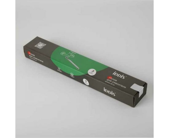 излив для ванны IDDIS плоский, нержавеющая сталь, 320 мм, поворотный, хром 995F32C2SM – изображение 6