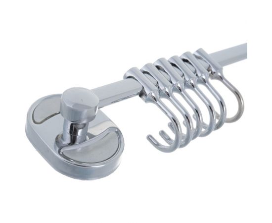 Планка с 6 крючками Savol хром S-008206 23188 – изображение 8