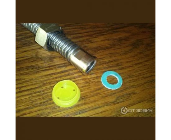 Подводка для газа СТМ ГАЗ сильфонная, 3/4"", гайка-штуцер, 100 см CGHM3410 – изображение 10