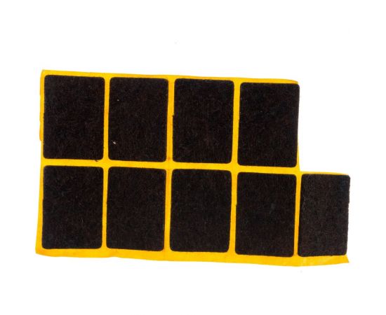 Самоклеящиеся фетровые пункты Tech-Krep 25х35 тёмный 9 шт. 109147 