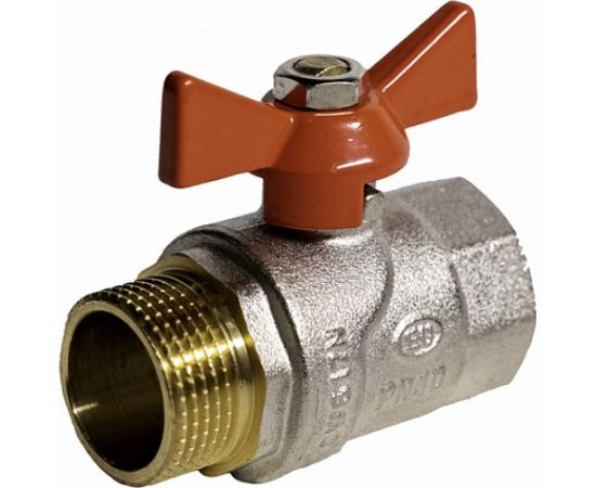Шаровой кран EUROS (ручка-бабочка) 3/4" внутренняя - наружная резьба EU.YT1285040 34_k 
