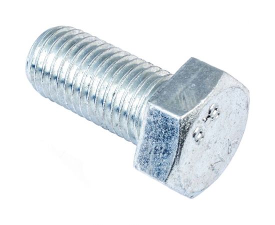 Болт Стройбат DIN 933 М24x50 белый цинк 247020 