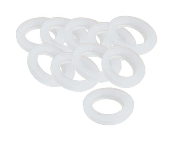 Набор прокладок Профитт прозрачный ПВХ пластикат, 1 1/4"", 24х37 мм, 10 шт. 9273262 