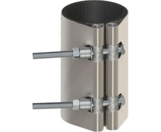 Ремонтный хомут ВЗПА свертная муфта из нержавеющей стали, Ду 80, ОД 87-94, L=200 РА-00158 