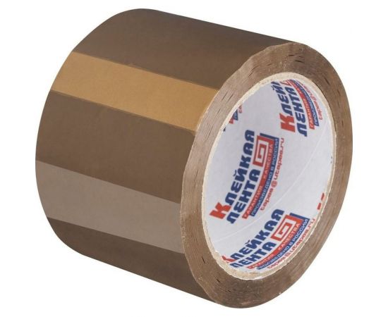 Упаковочная клейкая лента ООО Комус 75 мм х 66 м х 47 мкм, коричневая, Россия, 6 шт./уп. 1042783 