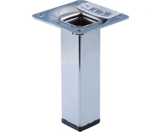 Мебельная ножка Стройбат 25x25x200 хром 1 шт 275770 