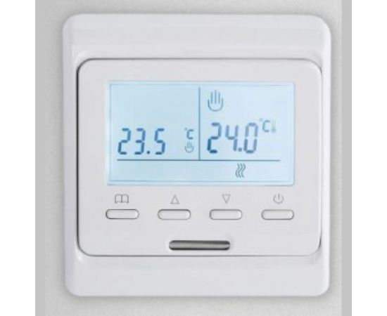 Терморегулятор для тёплого пола ТеплоСофт электронный E51.716 белый 51716 