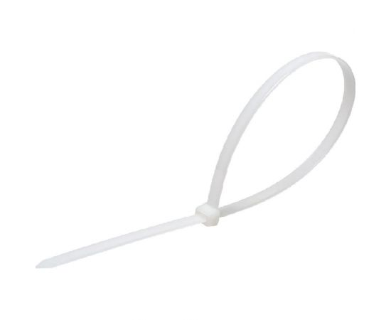 Кабельная стяжка АБК-СИЛА 4,8х400, белая, 100 шт. 11052039 