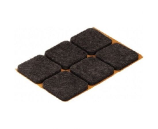 Фетровый пункт Tech-Krep самоклеящийся 25х50 тёмный 6 шт 109149 