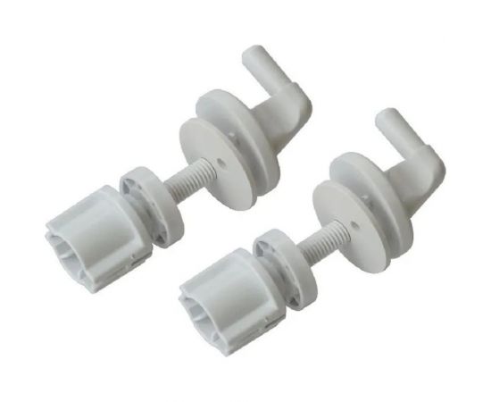 Комплект крепежа сиденья GRIALE кр-01 (г. Псков) длина крепления 8 см, резьба шпильки 0,8 мм, диаметр шайбы 61x43 мм КР-07 