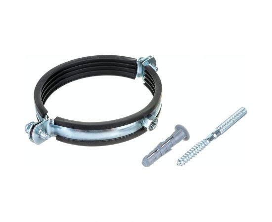 Хомут Uni-Fitt 4"" 107-116 мм с резиновым уплотнителем, шпилькой и дюбелем 850U0800 