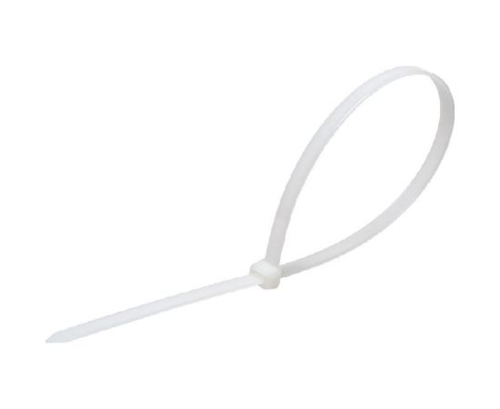 Кабельная стяжка АБК-СИЛА 4,8х300, белая, 100 шт. 11052033 