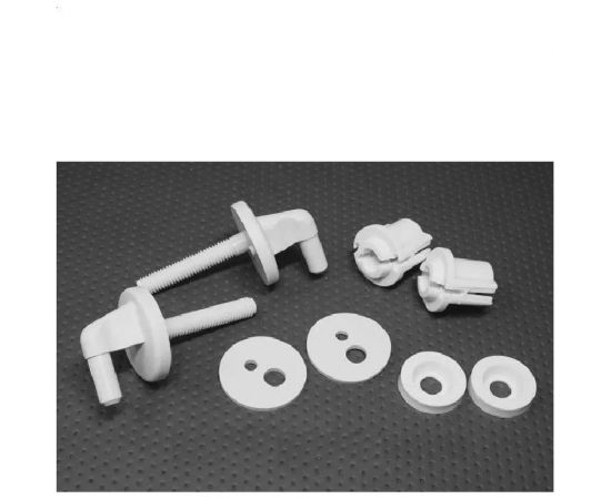 Комплект крепежа сиденья GRIALE кр-01 (г. Псков) длина крепления 8 см, резьба шпильки 0,8 мм, диаметр шайбы 61x43 мм КР-07 – изображение 2