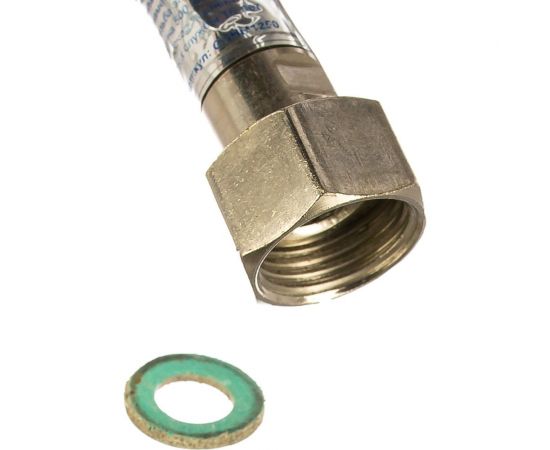 Подводка для газа СТМ ГАЗ сильфонная, 1/2"", гайка-штуцер, 500 см CGHM1250 – изображение 2