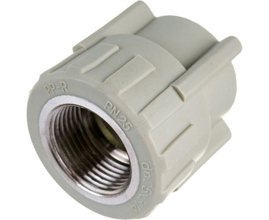 Полипропиленовый переходник Гроссис ВР 25-3/4" 0301764 – изображение 2