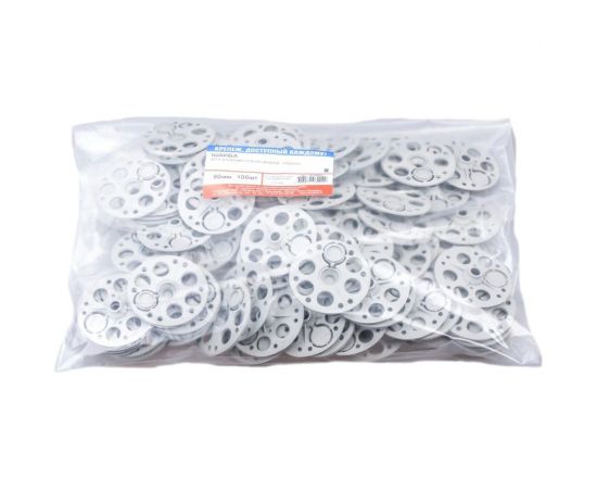 Шайба Стройбат для утеплителя по деревянной обрешетке 60 мм 100 шт. 2524061/186630 – изображение 2