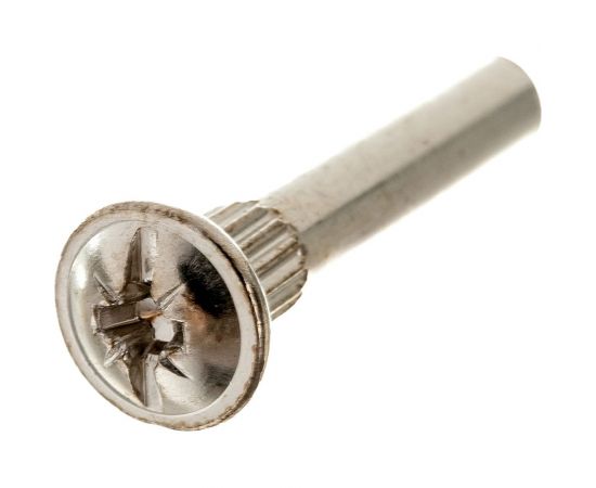 Мебельный винт-стяжка STARFIX М4x27 мм, никелированный, 10 шт. SMZ1-104026-10 – изображение 2