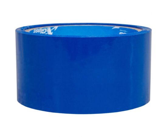 Упаковочная клейкая лента X-Glass синяя, 50 мм, 41 м, 43 мкм, арт 1405 УТ0007013 – изображение 2