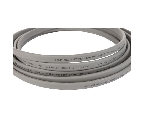 Саморегулирующийся греющий кабель Обогрев Люкс SRL 16-2 не экранированный, 16 Вт, для водопровода (на трубу) 1м 16-2-1 – изображение 2