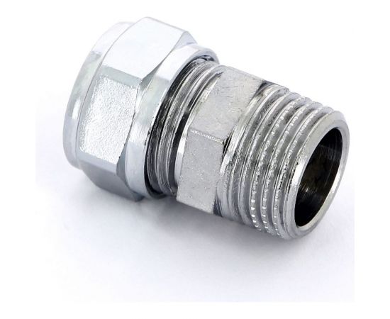 Муфта обжим Tiemme Н 15х1/2, хромированная 1130036 – изображение 2