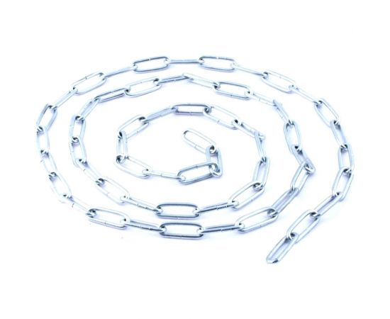 Оцинкованная цепь Стройбат DIN 763 длинное звено 3 мм 3 м 2519302-1 / 266160 – изображение 2