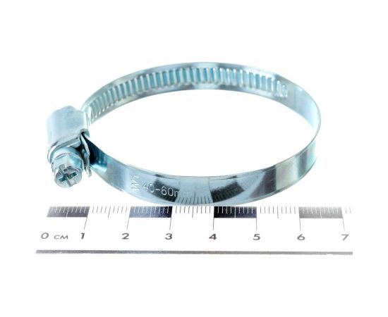 Червячный хомут STARFIX 40-60 мм, цинк, DIN 3017, 25 шт. в пакете SM-70332-25 – изображение 3