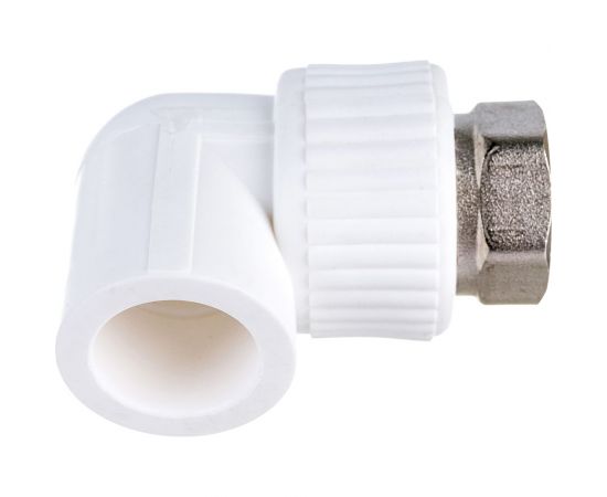 Угольник LAMMIN PPR с накидной гайкой, 20х1/2"" Lm31053020015 – изображение 3