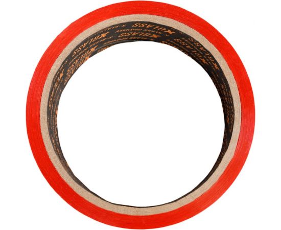 Упаковочная клейкая лента X-Glass красная, 50 мм, 41 м, 43 мкм, арт 1405 УТ0007012 – изображение 3