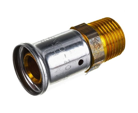 Муфта-пресс HENCO латунь, НР20x1/2, 17P-2004 – изображение 3