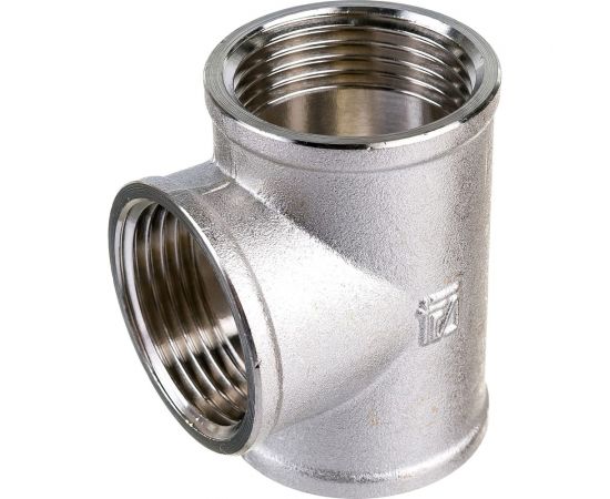 Тройник STI латунный Ду25 (1") никелированный D190-00079 – изображение 3