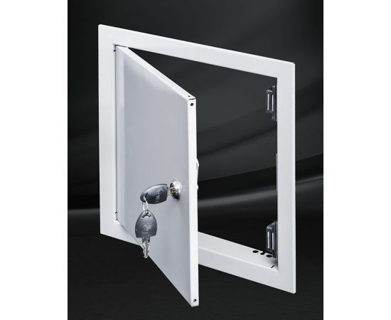 Ревизионная люк-дверца ВИЕНТО металлическая с замком 600x800 ДР6080МЗ – изображение 3