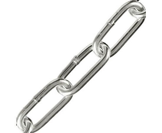 Короткозвенная цепь МЕТАЛЛСЕРВИС DIN 766, 1.5 мм, оцинкованная, 100 м 1232301 – изображение 3