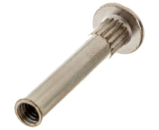 Мебельный винт-стяжка STARFIX М4x27 мм, никелированный, 10 шт. SMZ1-104026-10 – изображение 3