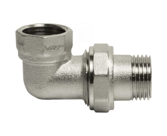 Переходник VRT со сгоном, 1/2, угловой, конус, никель 504287 – изображение 3