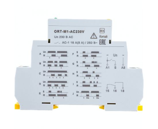 Реле времени IEK ORT многофункциональное 1 конт. 230 В AС ORT-M1-AC230V – изображение 3