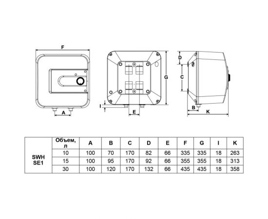 Электрический накопительный водонагреватель Timberk SWH SE1 10 VO – изображение 4