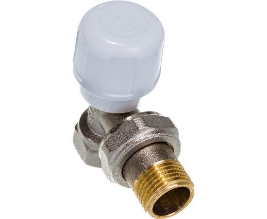 Ручной угловой вентиль ВН 1/2 никелированный с разъёмным соединением Uni-Fitt 155N2000 – изображение 4