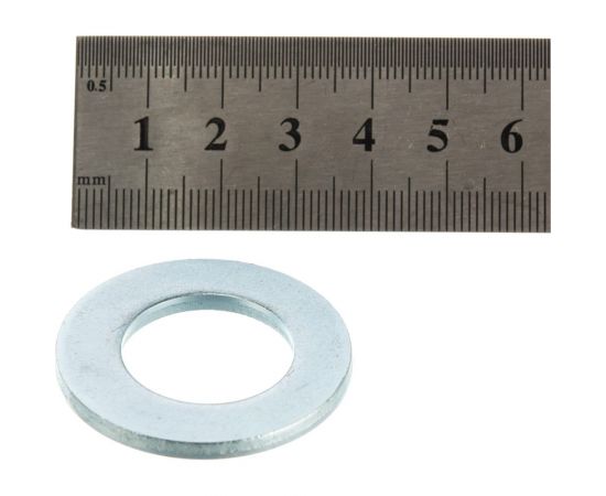 Шайба Стройбат DIN 125A 20мм белый цинк 25 шт 272821 – изображение 4