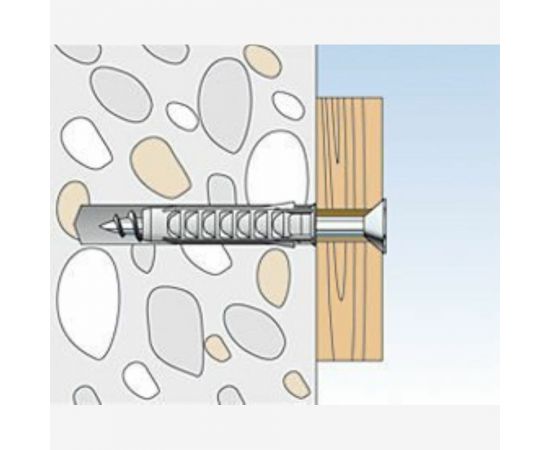 Распорный дюбель Fischer SX 5х25 60 шт пакет 143495 – изображение 5