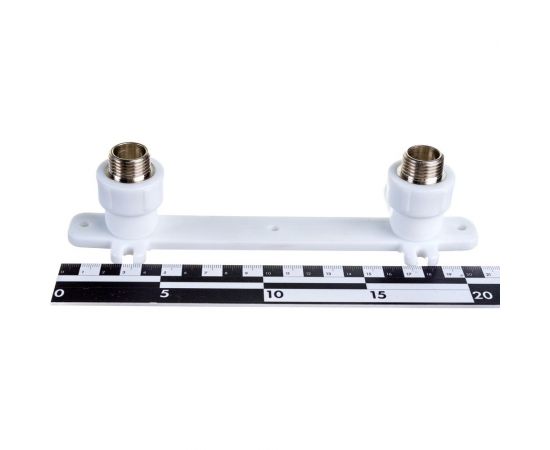 Монтажная планка VALFEX PP-R белая, 20х1/2 дюйма НР, под смеситель 10123020 127-1647 – изображение 5