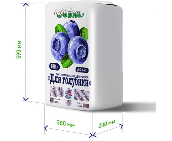 Торф Двина Для голубики 100 л 4811718003278 – изображение 6