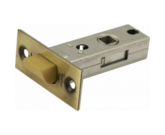 Межкомнатная пластиковая защелка Вантаж бронза Р45AB 